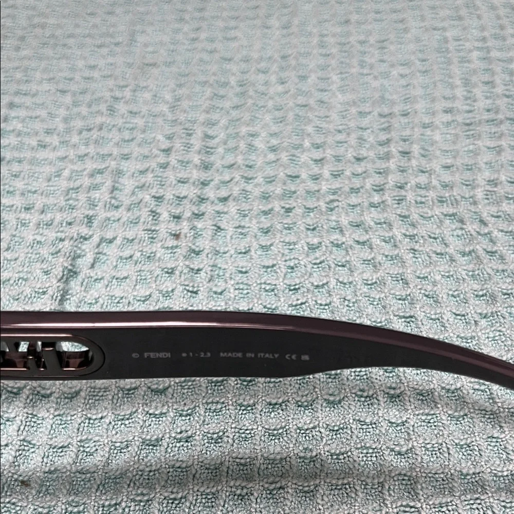 Fendi O’lock Gray Sunglasses with Brown Lenses